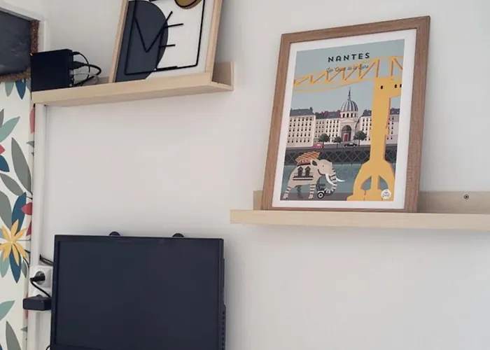 Le Cocon Nantais 2pers Wi-fi Tv